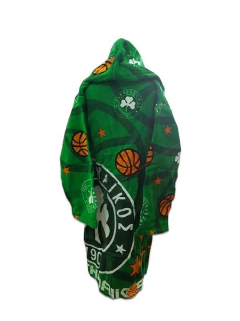 Παιδικό Μπουρνούζι Με Κουκούλα Αυθεντικό Παναθηναϊκός Γαρύφαλλο | Γαρύφαλλο - Λευκά Είδη